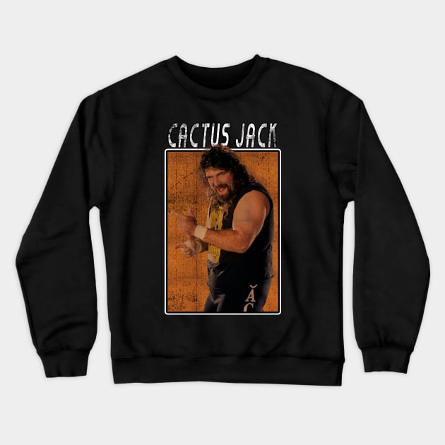 Vintage Wwe Cactus Jack Crewneck Sweatshirt by The Gandol